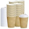 Disposable Ripple Paper Coffee Cups