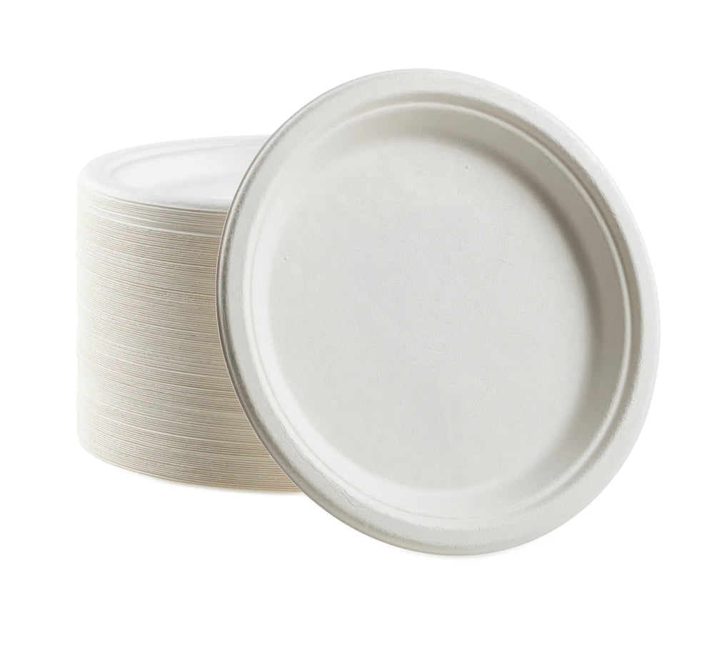 Super Rigid strong Disposable Biodegradable Bagasse Plates